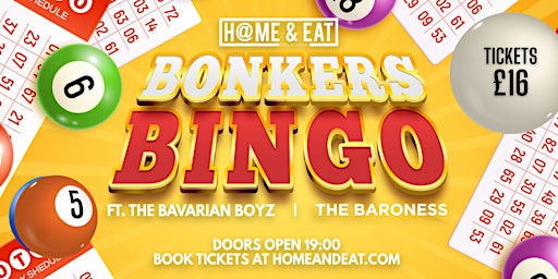 Bonkers Bingo | H@ME & EAT