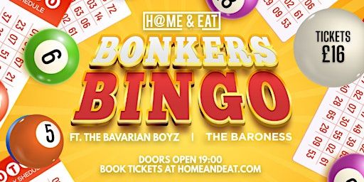 Bonkers Bingo | H@ME & EAT