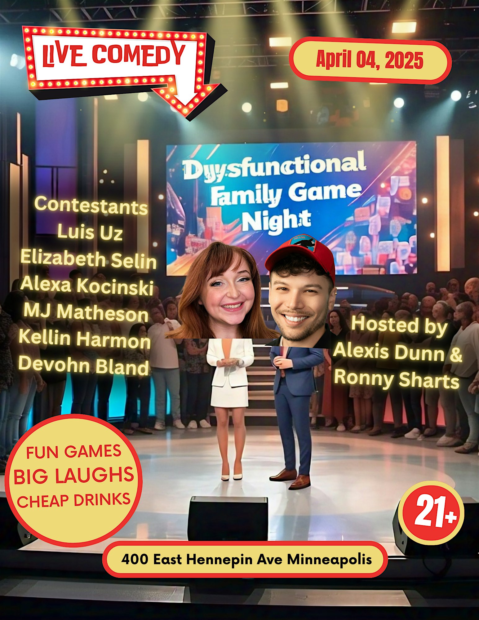 Dysfunctional Family Game Night | Whitey's Old Town Saloon