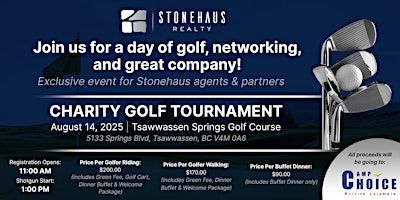 Stonehaus Golf Tournament | Tsawwassen Springs