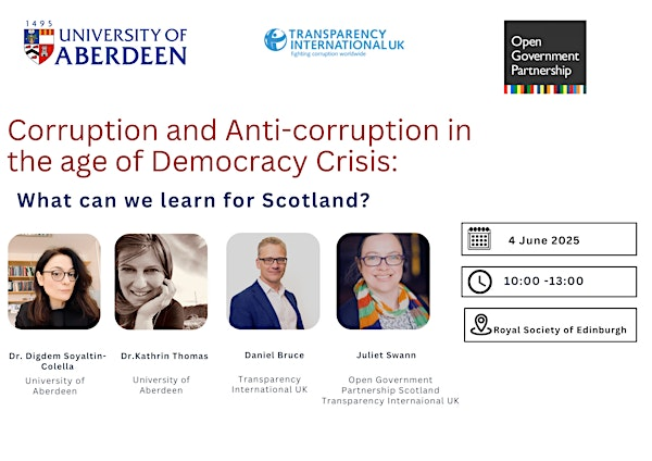 Corruption and Anti-corruption: Lessons for Scotland | The Royal Society of Edinburgh