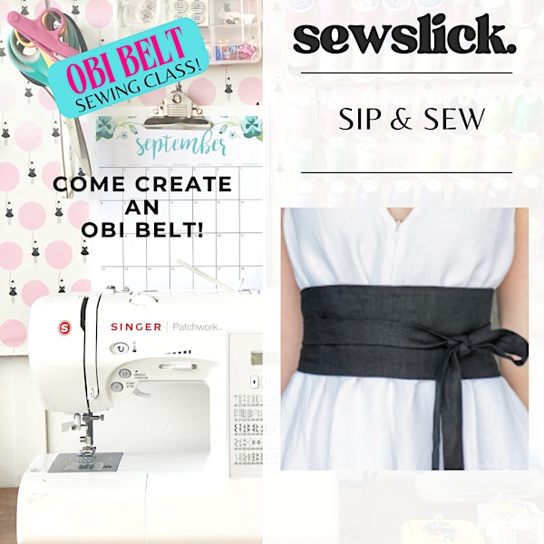 Sip & Sew - Obi Waist Belt | SewSlick Studio
