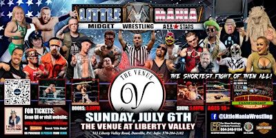 Danville, PA - Little Mania Midget Wrestling @ The Venue At Liberty Valley | The Venue at Liberty Valley