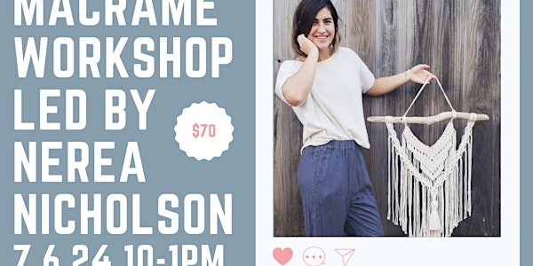 Macrame workshop! | 97 Wall Street