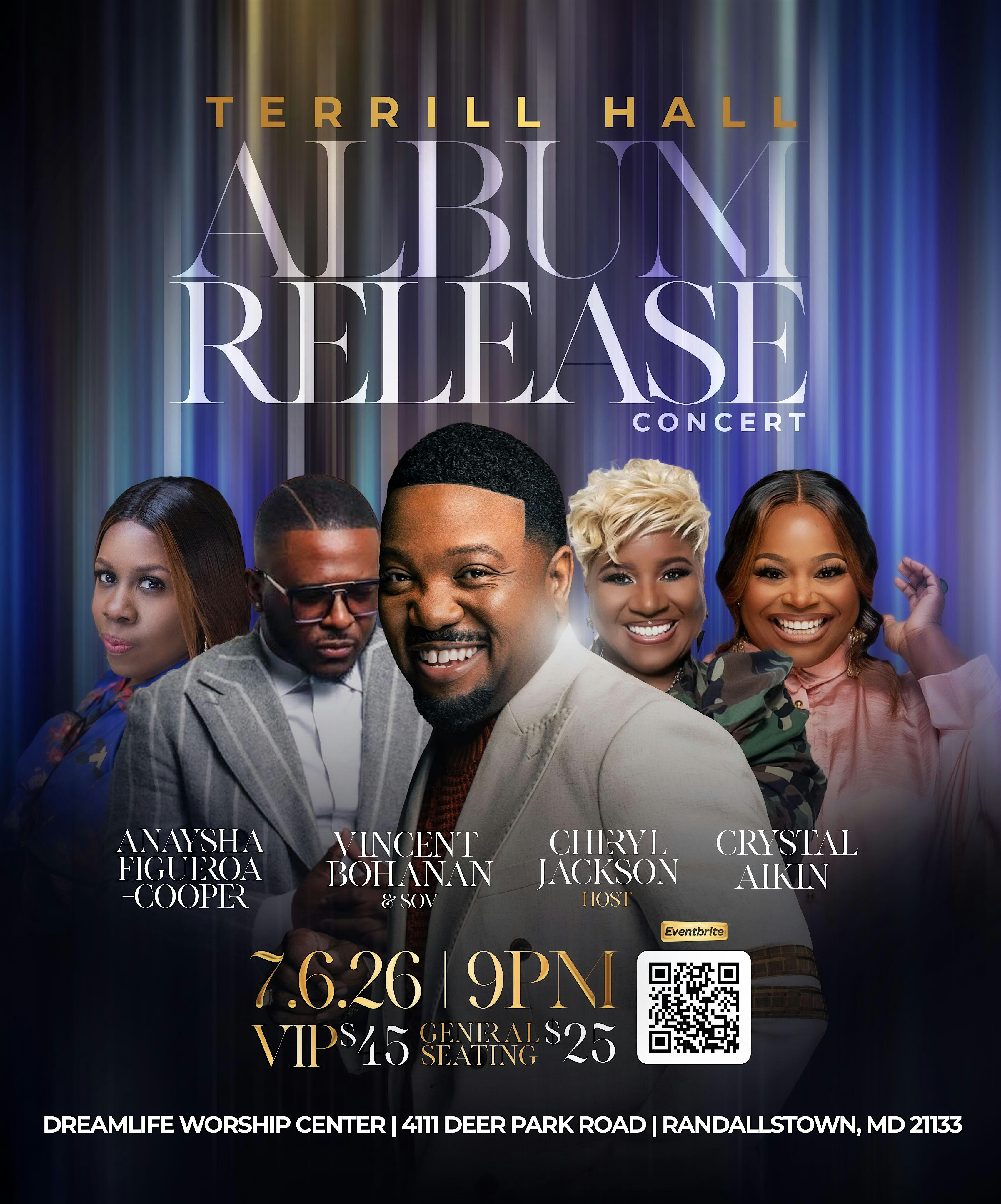 Terrill Hall Album Release Concert | DreamLife Worship Center