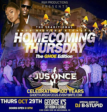 GHOE Thursday Night- Celebrating 100 Years | George K's Sky Room & Lounge