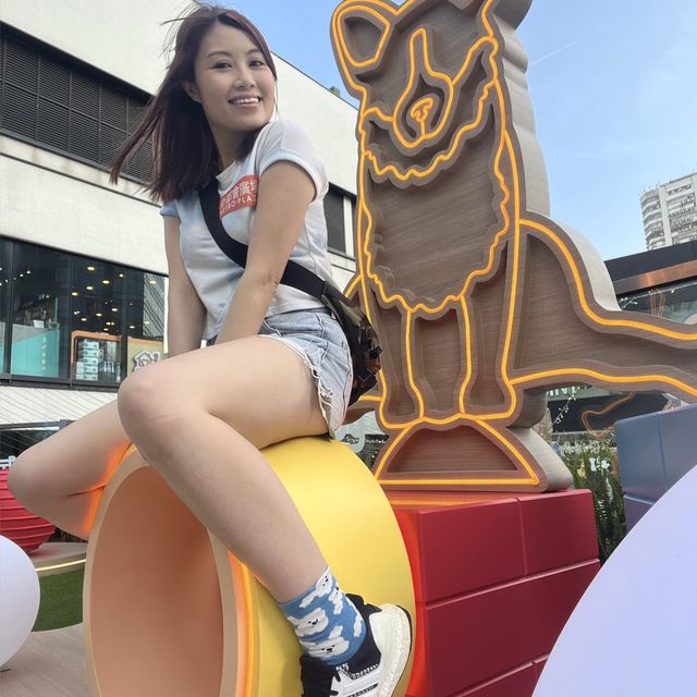 我和超巨型狗狗有個約會💜