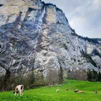Breathtaking Scenic Town Of Lauterbrunnen