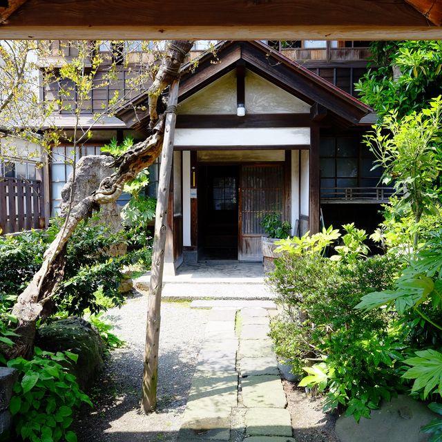 古い街並みの糸魚川