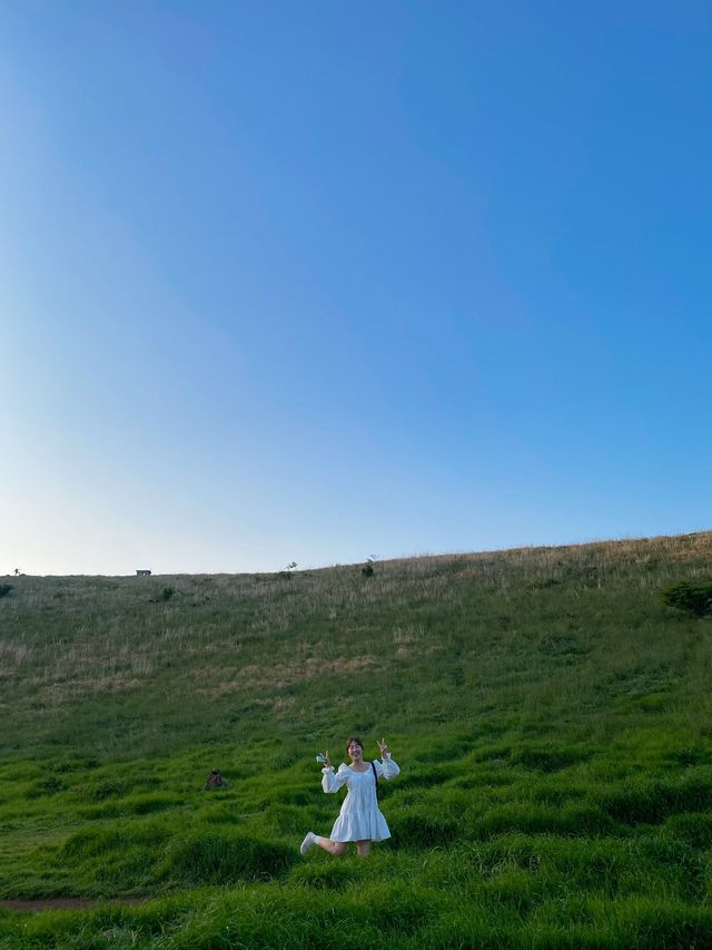 제주 서쪽 노을 명소, '금오름'