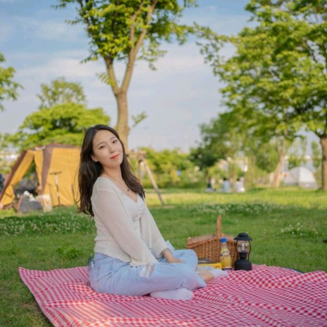 한적한 한강에서 보드게임하며 피크닉 즐기기!