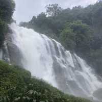 breathtaking waterfall in the national park 