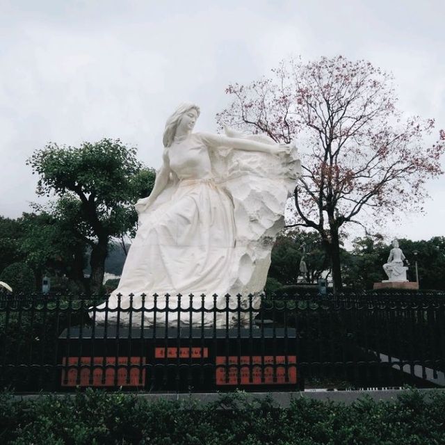 Hoping for peace at Nagasaki Peace Park