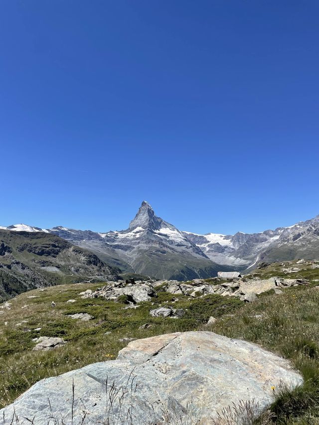 보고도 믿기지 않는 슈텔리제에서 바라본 마테호른⛰️