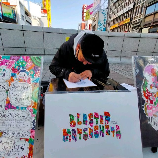 【大阪 ゑびす橋】POPな似顔絵でハッピーに✨✨✨