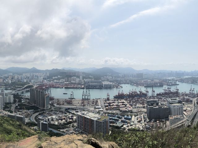 青衣細山步行徑⛰️鳥瞰藍巴勒海峽