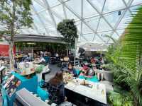 High tea on the top floor of Jewel Changi