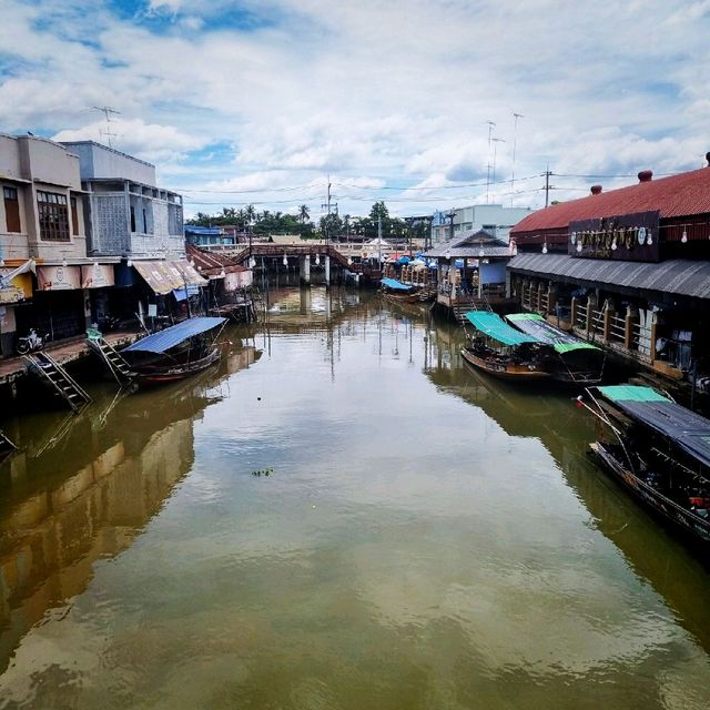 A Floating Market In Amphawa