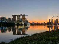 Picture perfect Sunset at Marina Barrage