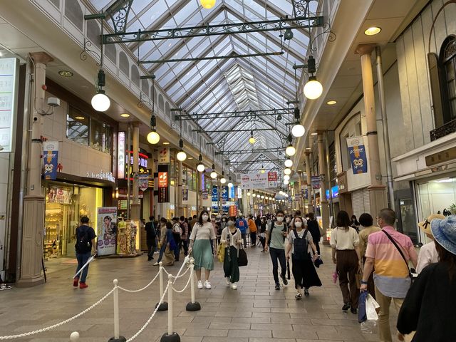 長崎の中心部『浜市アーケード』と『ベルナード観光通り』