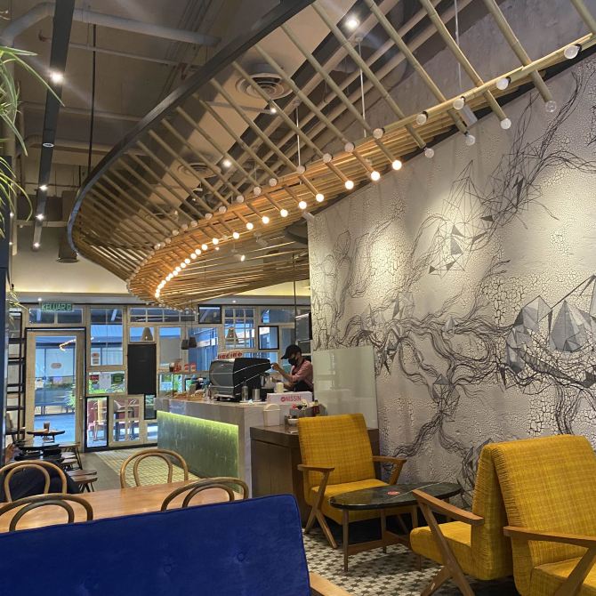 Comfy coffee shop Publika Kuala Lumpur Iwakuni Travelogues