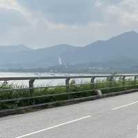 沙田凱悅酒店踩埋單車的staycation