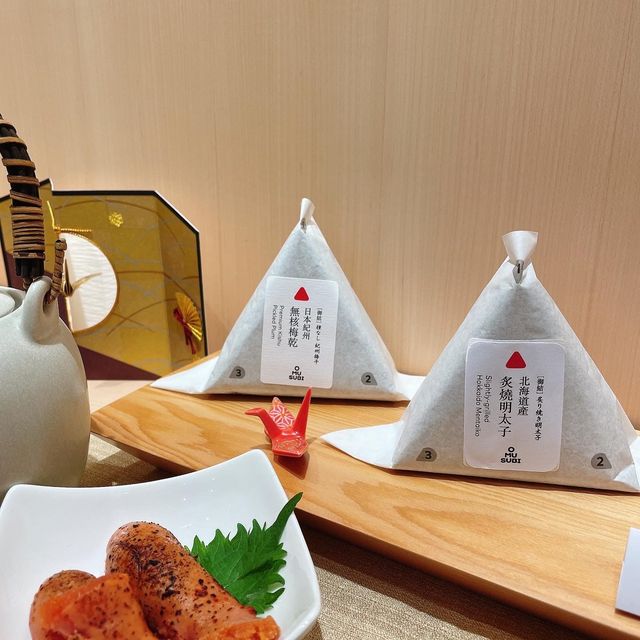 日本人氣飯團🍙多款口味配日本和風湯