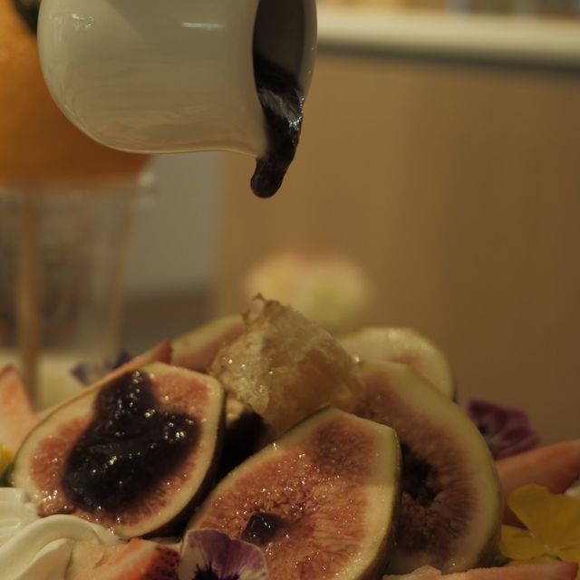 韓式清新Cafe之精緻又好吃的無花果窩夫 