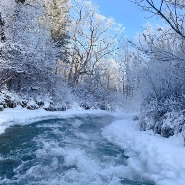 冰雪世界長白山西坡漂流