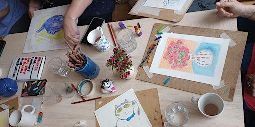 Art Workshop In Spanish/Expressive Still life | Bee’s Knees Cafe