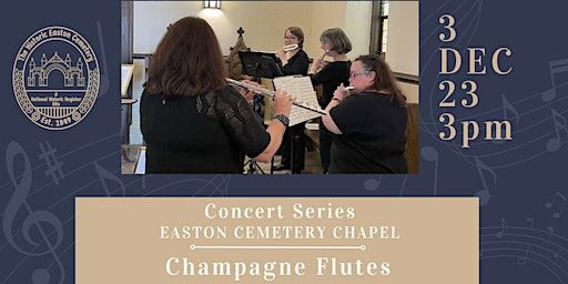 The Champagne Flutes at the Easton Cemetery Chapel | Easton Cemetery