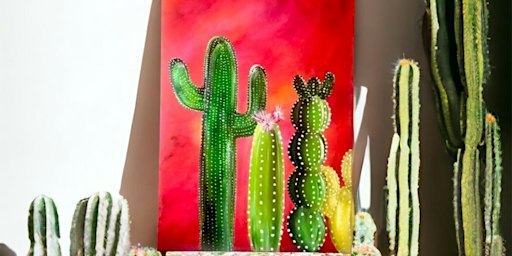 Sip and Paint - Desert Cactus - Gold Coast | The Meraki Connection