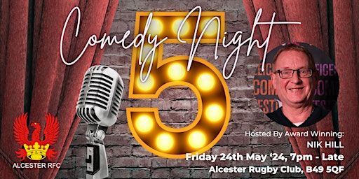 Alcester Rugby Club Comedy Night 5! | Alcester Rugby Football Club