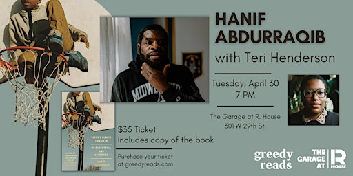 Hanif R Greedy Reads presents Hanif Abdurraqib in conversation with Teri ...