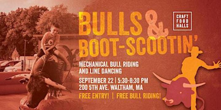 Bulls & Boot-Scootin' - Mechanical Bull Riding and Line Dancing | Craft Food Hall Project - CityPoint