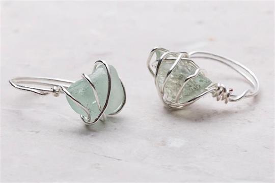 Learn How to Make Pretty Wire Wrapped Rings | Ed’s Mercantile: Tickets ...