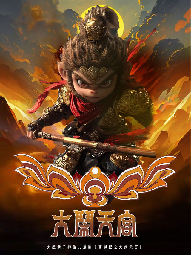 新年奇幻之旅·大型親子神話兒童劇《西遊記之大鬧天宮》【唐山站】｜兒童親子 | 唐山大劇院