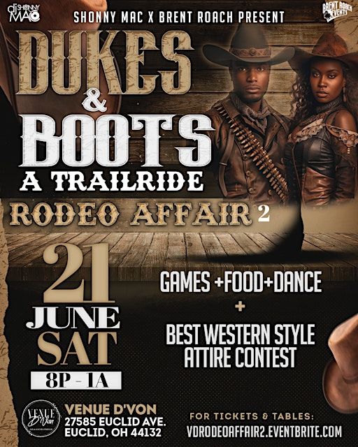 Dukes & Boots: Rodeo Affair 2 | Venue D'Von