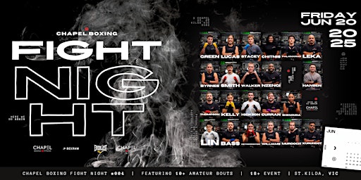Chapel Boxing Fight Night #04 | Chapel Boxing and Fitness, Chapel Street, St Kilda VIC, Australia