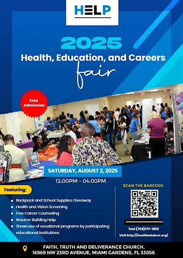 Health, Education, and Career Fair | 16969 NW 23rd Ave