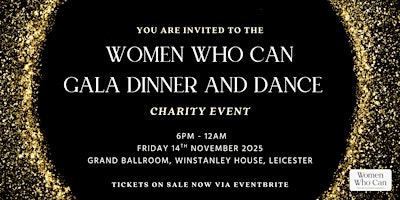 Women Who Can Gala Dinner & Dance | Winstanley House