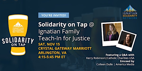 Solidarity on Tap at IFTJ | Crystal Gateway Marriott