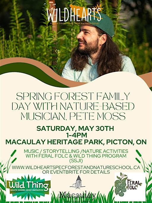 Spring Forest Family Day with Pete Moss | Macaulay Heritage Park (Stone Room at the back of Macaulay House)
