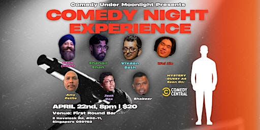 COMEDY NIGHT EXPERIENCE | 22 APRIL 2026 @ FIRST ROUND BAR | First Round ...