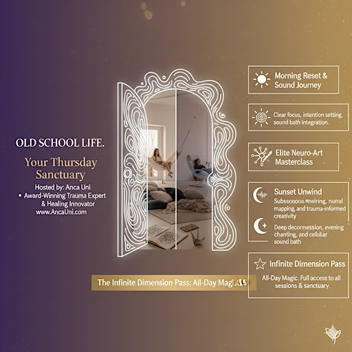 Old School Life |Sound and Hypnotic Journey|  NeuroAtelier™ | Relax & Reset | Connaught Park Clubhouse