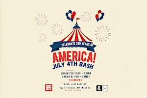 4th of July 250th Celebration | Hotel Hive