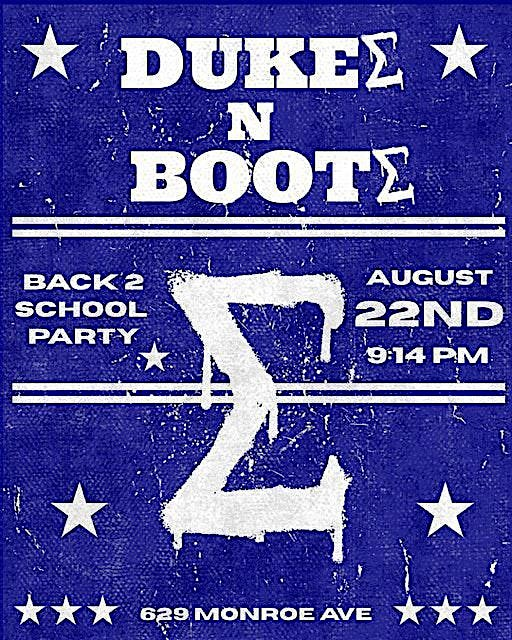 Back 2 School Party | 629 Monroe Ave