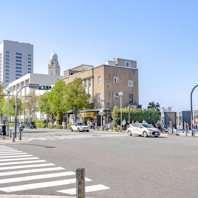 日本大通り周辺のレトロな街並み