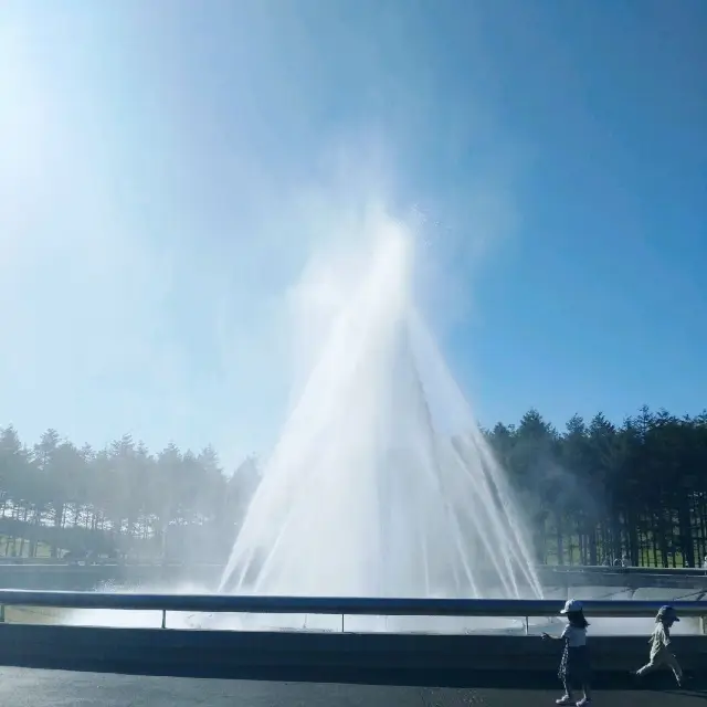 海の噴水　モエレ沼で噴水ショー