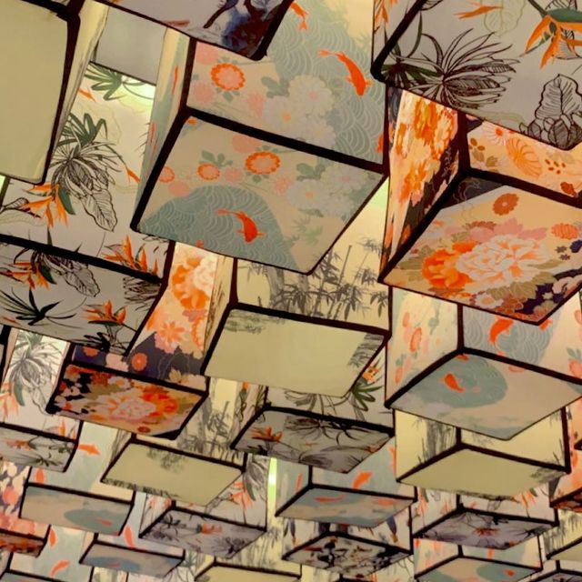 Japanese style lanterns 